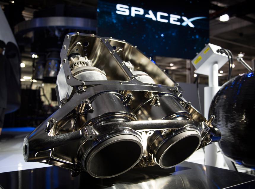 SpaceX SuperDraco engines