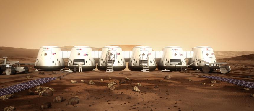 Mars One habitat capsules
